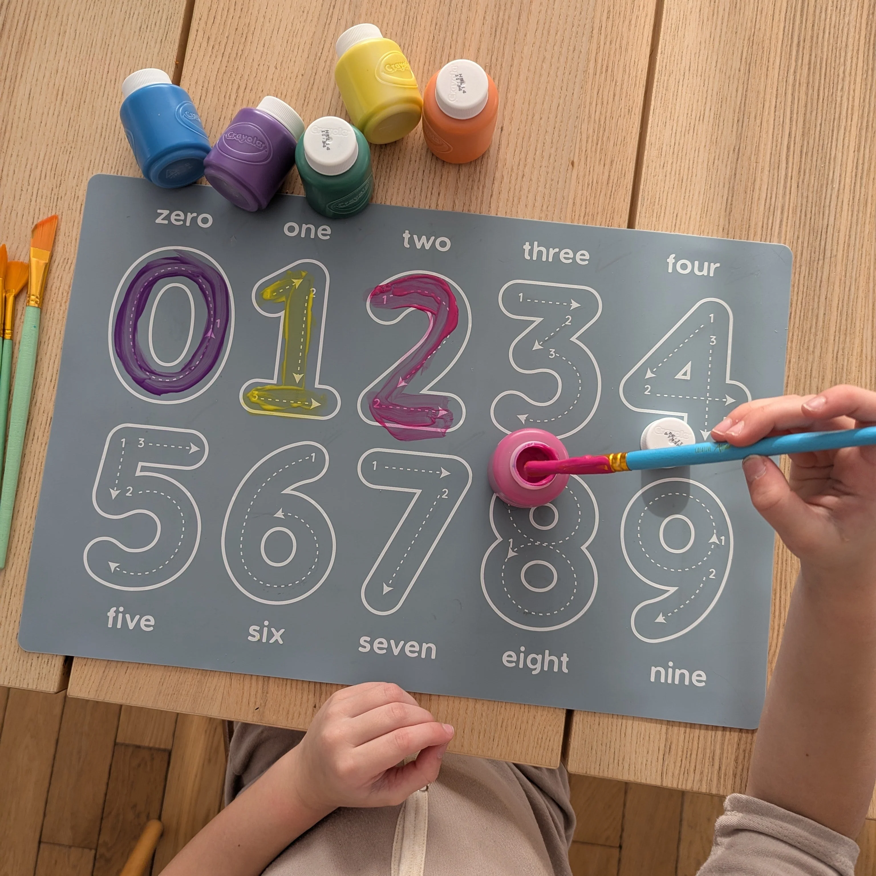 Reusable Numbers Coloring Mat - Image 5