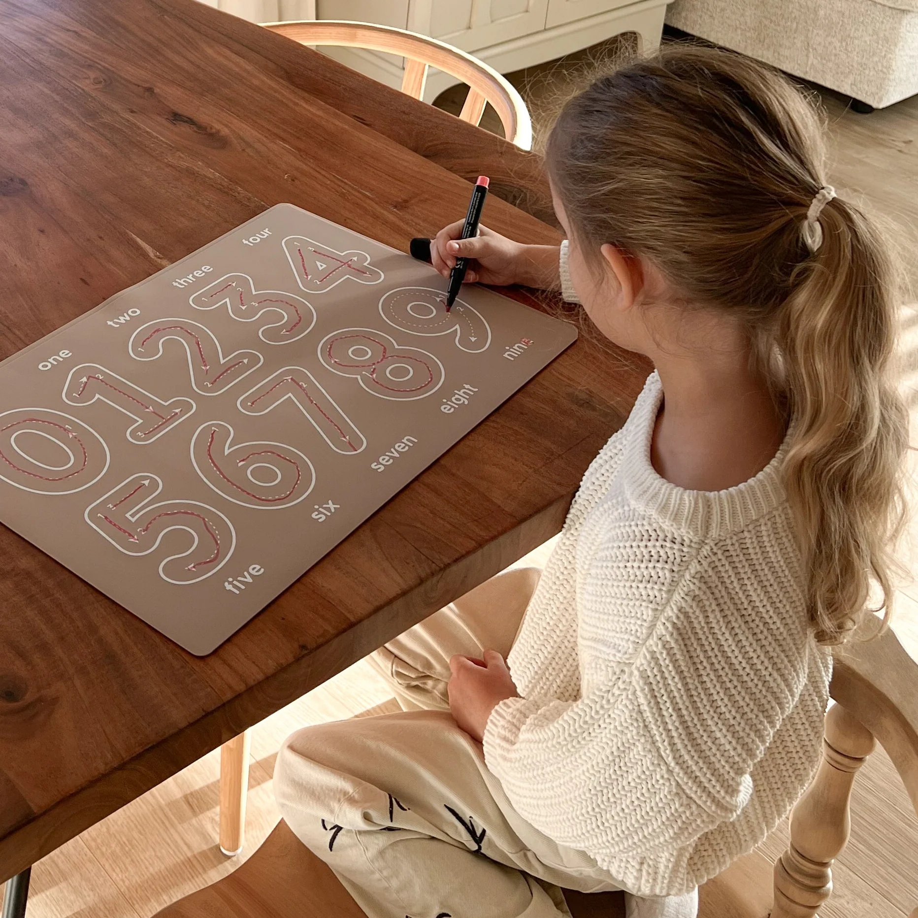 Reusable Numbers Coloring Mat - Image 10