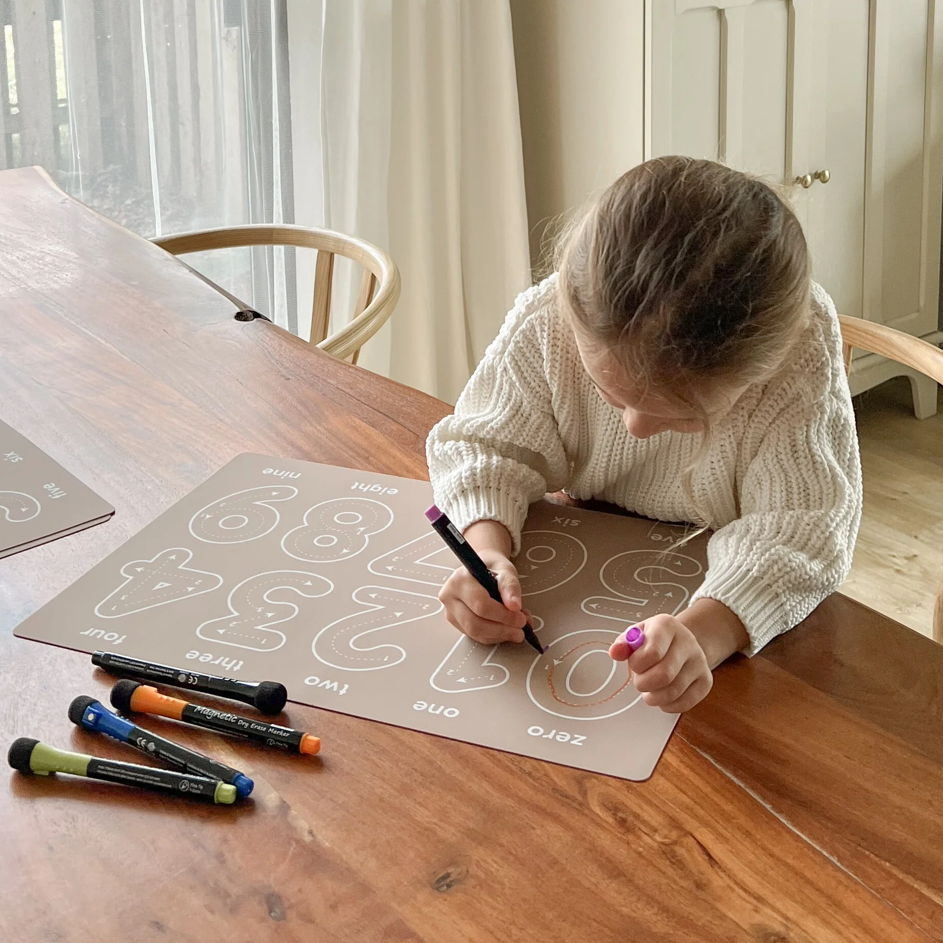 Reusable Numbers Coloring Mat - Image 3